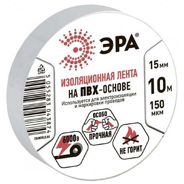 ЭРА C0036553 ПВХ-изолента 15ммх10м белая [043874] фото 1