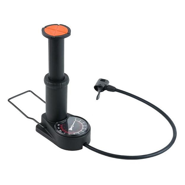 Насос велосипедный ножной с манометром Deli DL-QT012 фото 1