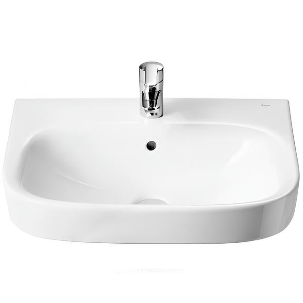 Умывальник подвесной Debba 50 1 Roca отверстие под смеситель по центру ОПТ фото 1