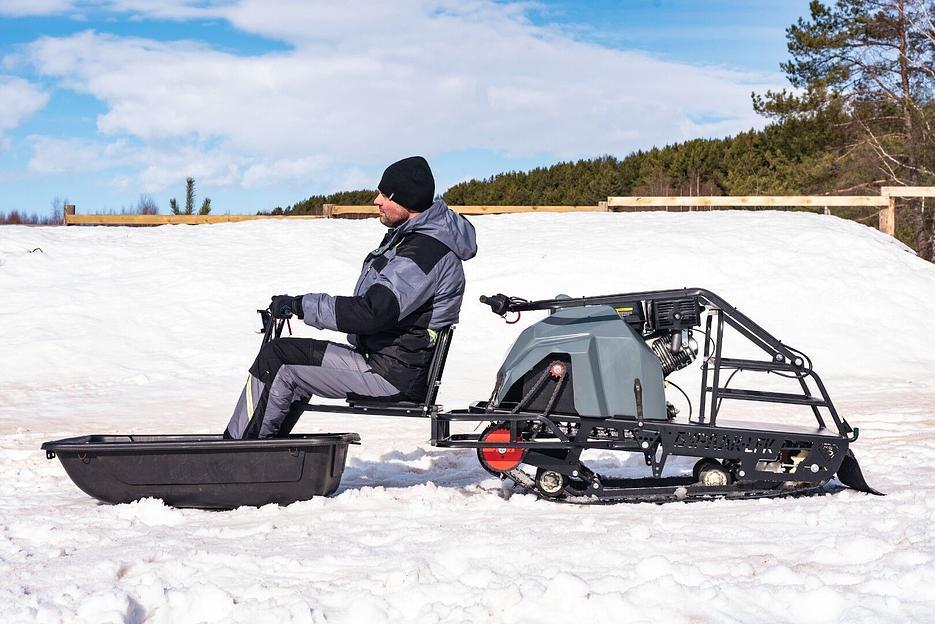 Мотобуксировщик Бурлак М2 LFS, 15 л.с., электрозапуск, 1450*510*810 мм. фото 8