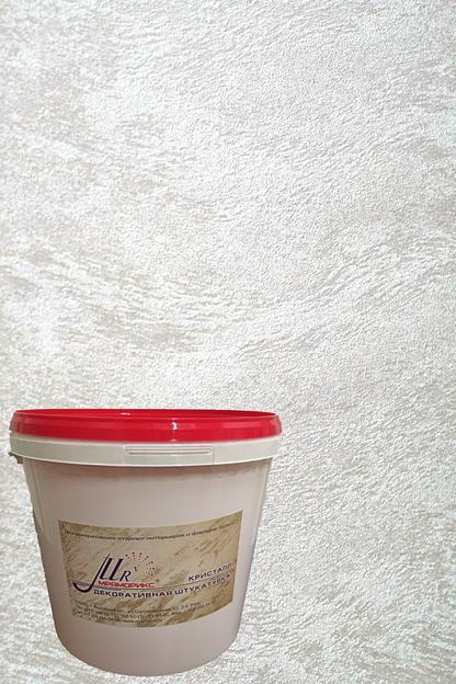 Тонкослойное декоративное покрытие Мраморикс™ Текстура - Кристалл цвет Base white (Базовый белый) [5кг] фото 1