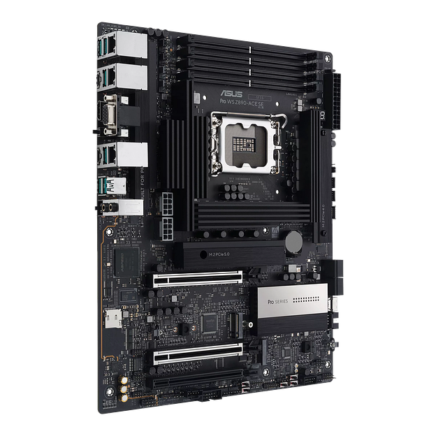 Материнская плата ASUS PRO WS Z890-ACE SE LGA1851 ATX 4хDDR5 3xPCIEx16 4xM.2 Thunderbolt USB-C HDMI 2.5GLAN 10GLAN фото 4