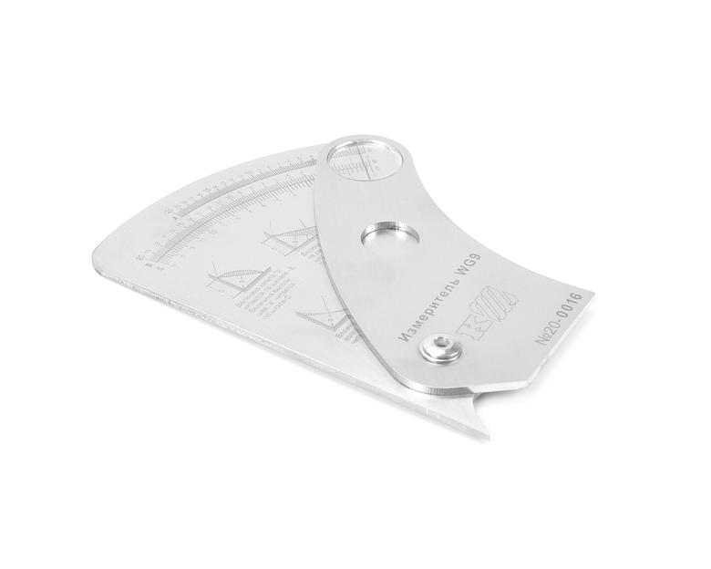 Шаблон сварщика WG 9 с поверкой фото 2