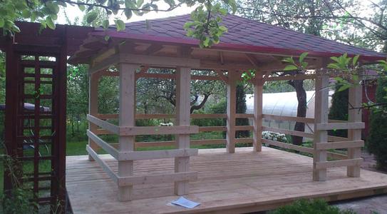 Беседка «Сакура» 3×4 м фото 1