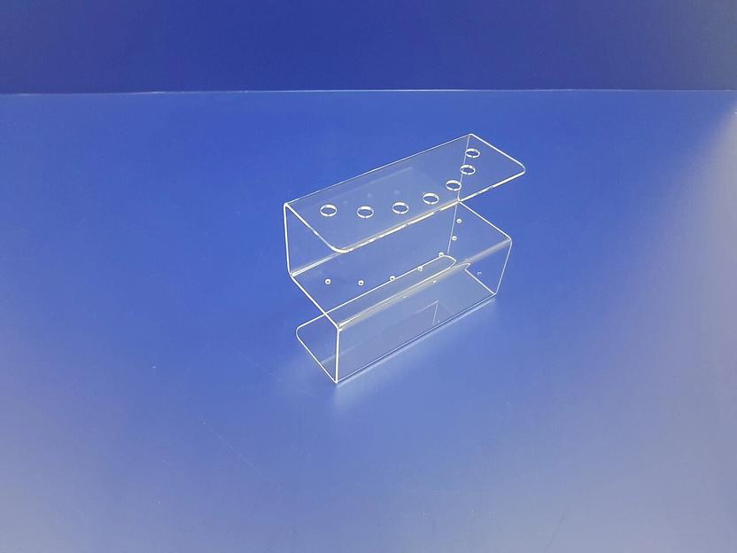 Подставка для ручек карандашей кистей 7 секции ( S-образные, место для логотипа) фото 4