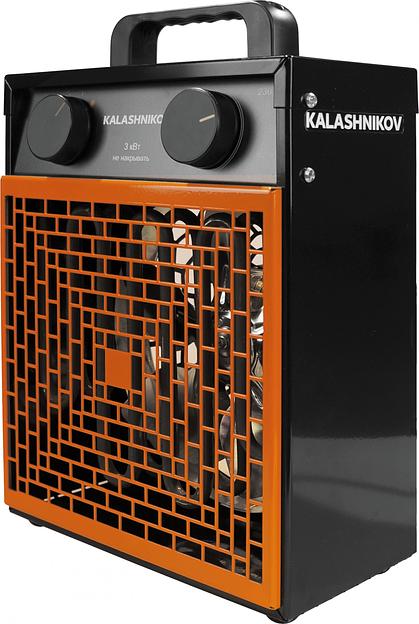 Тепловая пушка электрическая Kalashnikov KVF-E3-12 3кВт 1,5/3 фото 2