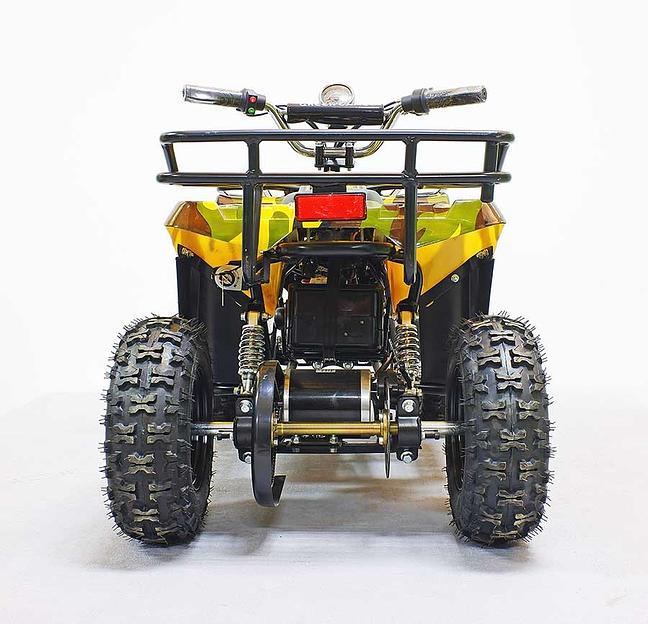 Квадроцикл GreenCamel Гоби K40 (36V 800W R6 Цепь) быстросъём, армейский желтый фото 6
