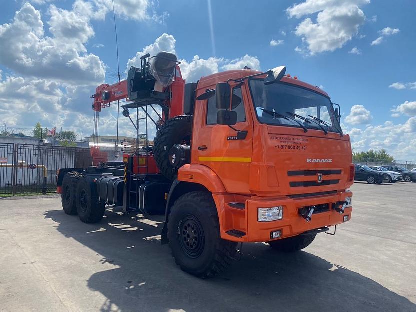 Бортовой камаз «43118-50» С КМУ Канглим 1256 фото 1