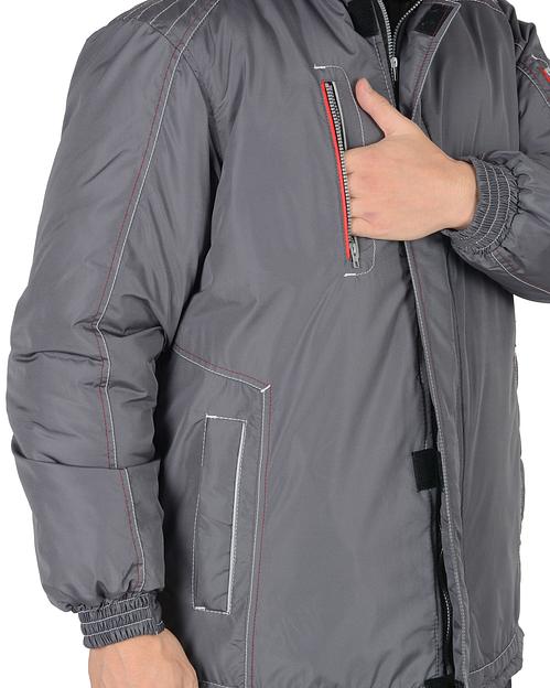 Костюм «Сириус-Алекс»зимний куртка и брюки, тёмно-серый ОПТ фото 5