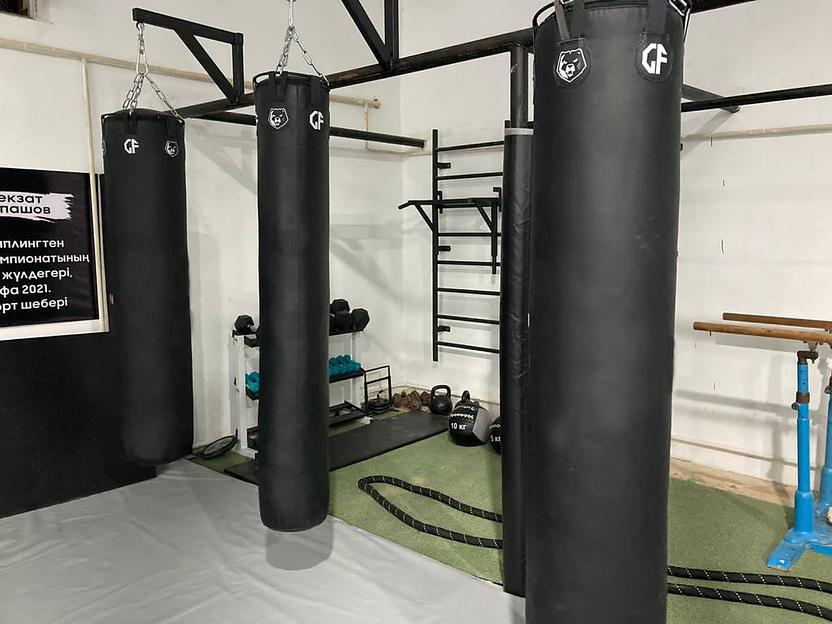 Мешок боксёрский G-FIGHT 1 м, D 300 мм, 25-35 кг, экокожа, опт фото 1