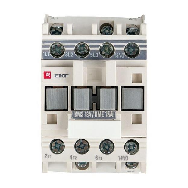 Контактор КМЭ 18А кат. 220В AC 1НО EKF ctr-s-18-220 фото 3
