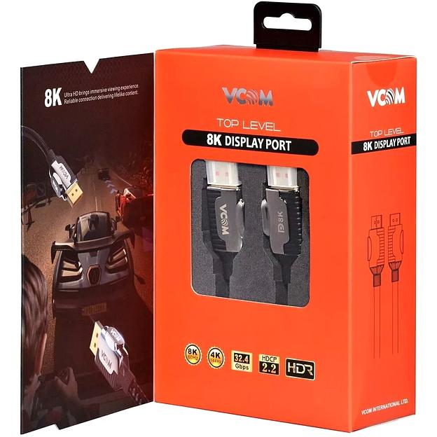 VCOM CG634-1.5M Кабель соединительный DISPLAY PORT v1.4, 8K@60Hz, 1.5m VCOM фото 7