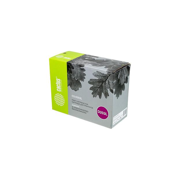 Картридж Cactus CS-D203L, MLT-D203L, черный / CS-D203L фото 1