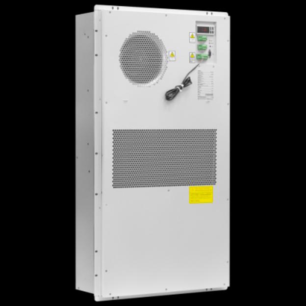 Кондиционер для установки в уличный шкаф, холодопроизводительность 800Вт, со встроенным электрическим калорифером, 220В переменного тока фото 1