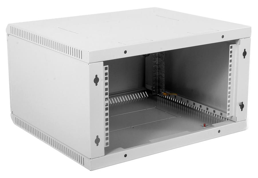 Шкаф коммутационный ЦМО ШРН-Э-6.650.1 6U 600x650мм пер.дв.металл несъемные 50кг серый фото 2