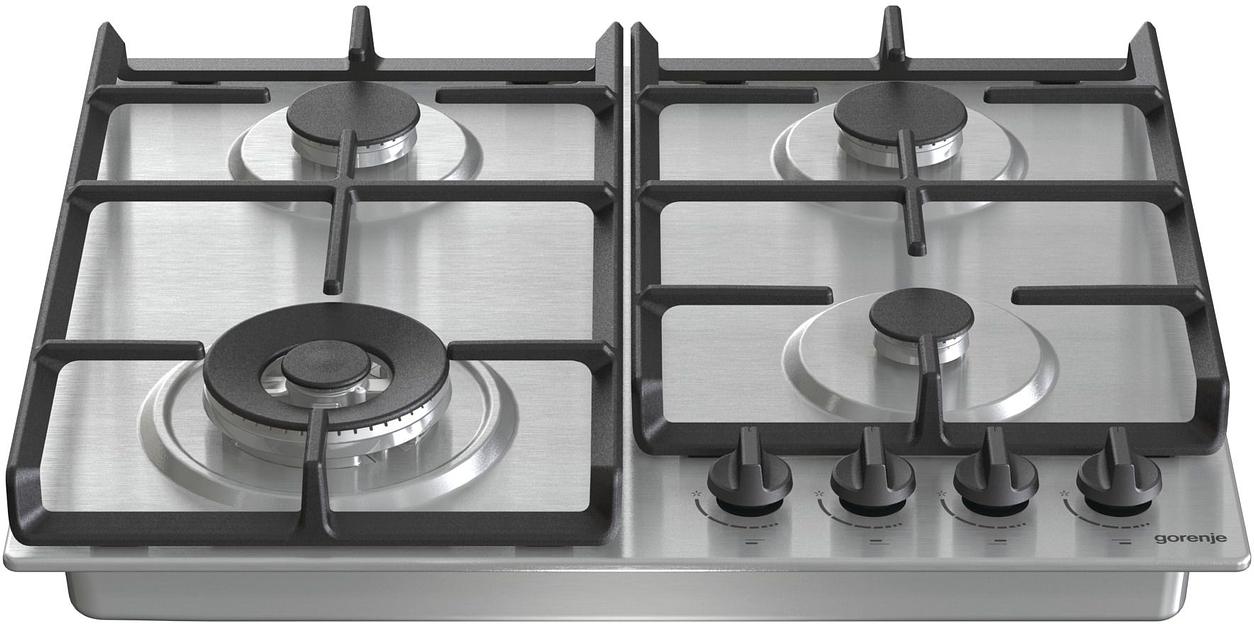 Газовая варочная поверхность Gorenje GW641EBX нержавеющая сталь фото 3