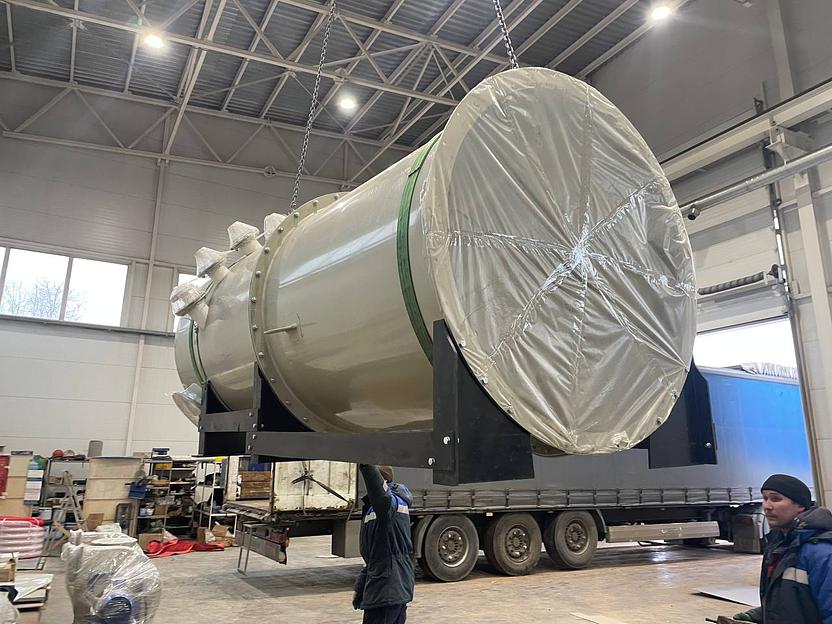 Полый форсуночный скруббер (мокрый циклон) фото 4