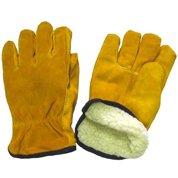 Перчатки спилковые ДРАЙВЕР утепленные фото 1