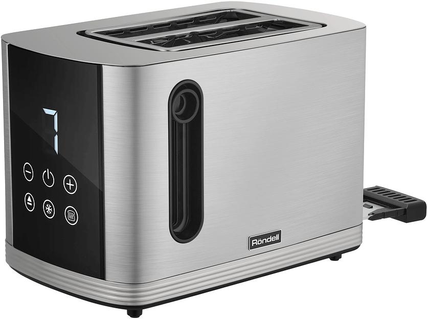 Тостер Rondell RDE-1201 800Вт стальной фото 4