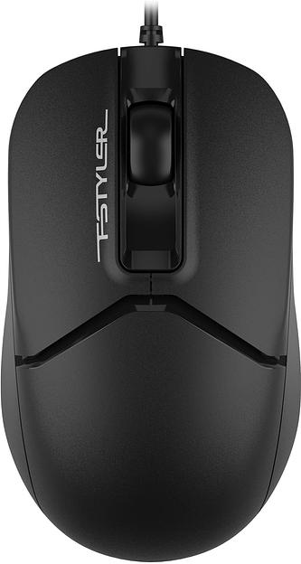 Мышь A4Tech Fstyler FM12ST черный оптическая (1200dpi) silent USB для ноутбука (2but) фото 1