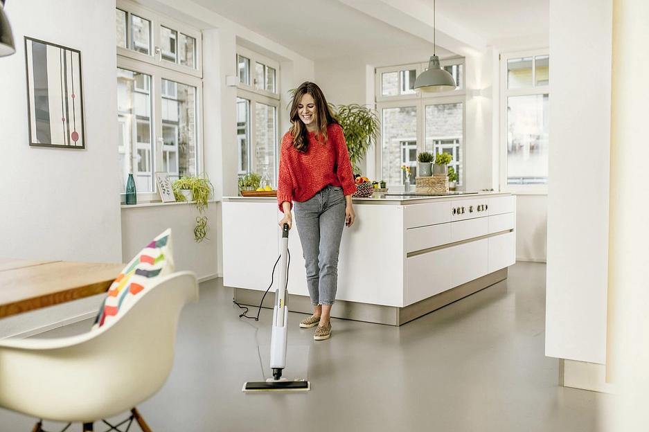 Пароочиститель напольный Karcher EasyFix SC 2 Upright AE *EU 1500Вт белый фото 9