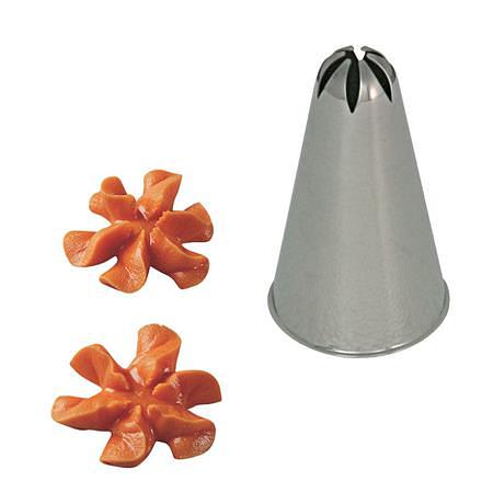 Насадка кондитер. "Цветок" d=25/14*3 мм. h=50 мм. нерж. /1/ фото 1