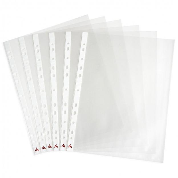 Папка-вкладыш Бюрократ СуперЛюкс -080TSLUX тисненые А4+ 80мкм (упак.:100шт) фото 1