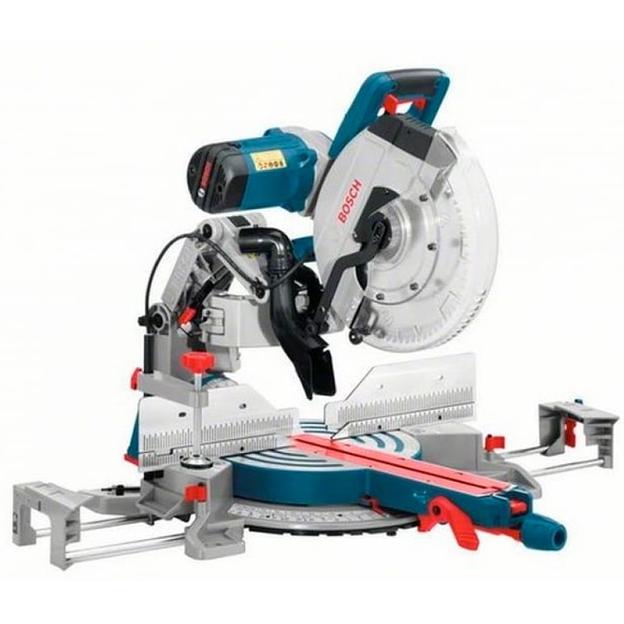 Bosch GCM 12 GDL Пила торцовочная [0601B23600] {2000 Вт, 305х30мм, 104мм, плавн.пуск, 32.1кг, направляющие, коробка} фото 1