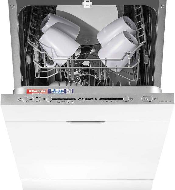 Посудомоечная машина встраив. Maunfeld MLP-08S Light Beam узкая фото 3