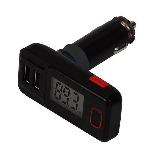 Автомобильный FM-модулятор Ritmix FMT-A775 черный MicroSD BT USB (15119075) фото 2