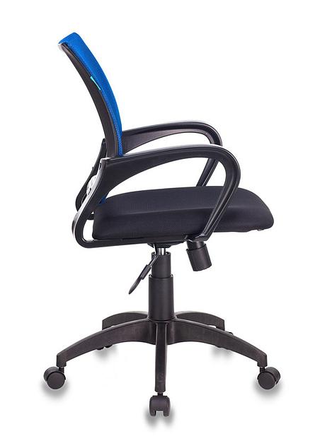 Кресло Бюрократ CH-695N синий TW-05 сиденье черный TW-11 сетка/ткань крестовина пластик фото 4