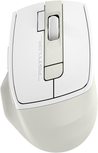 Мышь A4Tech Fstyler FG45CS Air бежевый оптическая (2000dpi) silent беспроводная USB для ноутбука (7but) фото 1