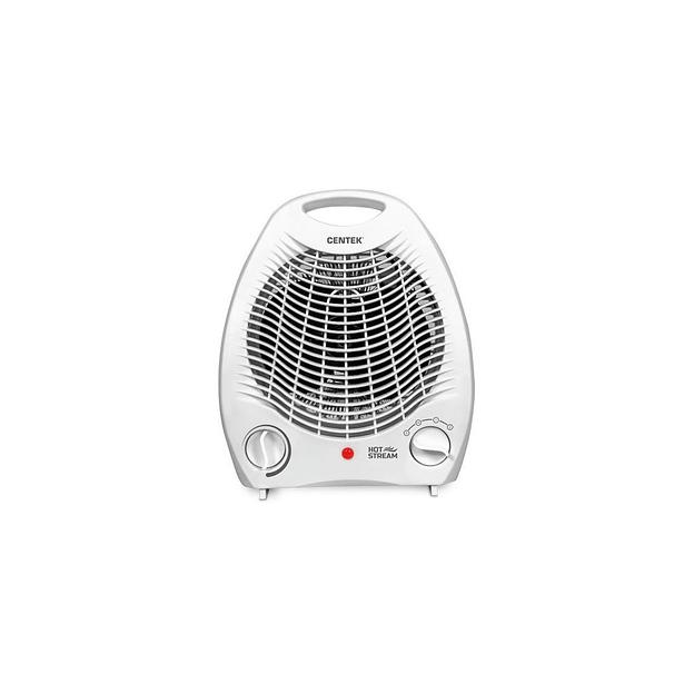 Тепловентилятор CENTEK CT-6002, 2000Вт, с термостатом, 2 режима, белый фото 1