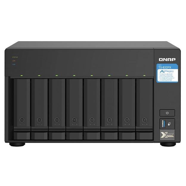 Сетевое хранилище NAS Qnap Original TS-832PX-4G 8-bay фото 1