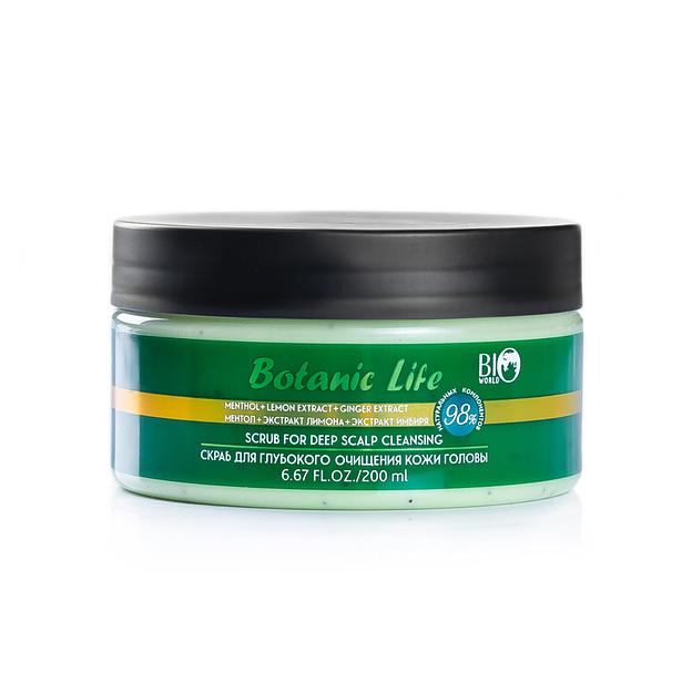 Bio world botanica скраб для глубокого очищения кожи головы, 200 мл фото 1
