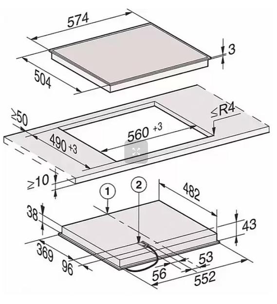 Электрическая варочная панель KM 6520 FR MIELE фото 5