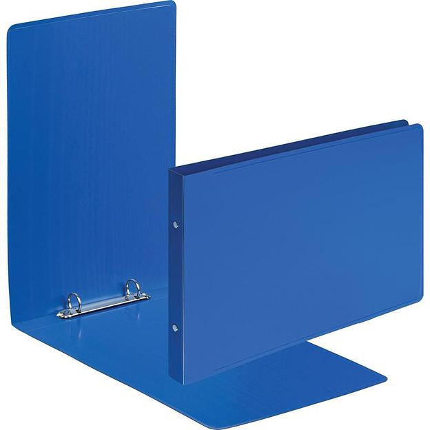 Папка на 2-х кольцах Attache 27 мм горизонтальная синяя до 200 листов, опт фото 1