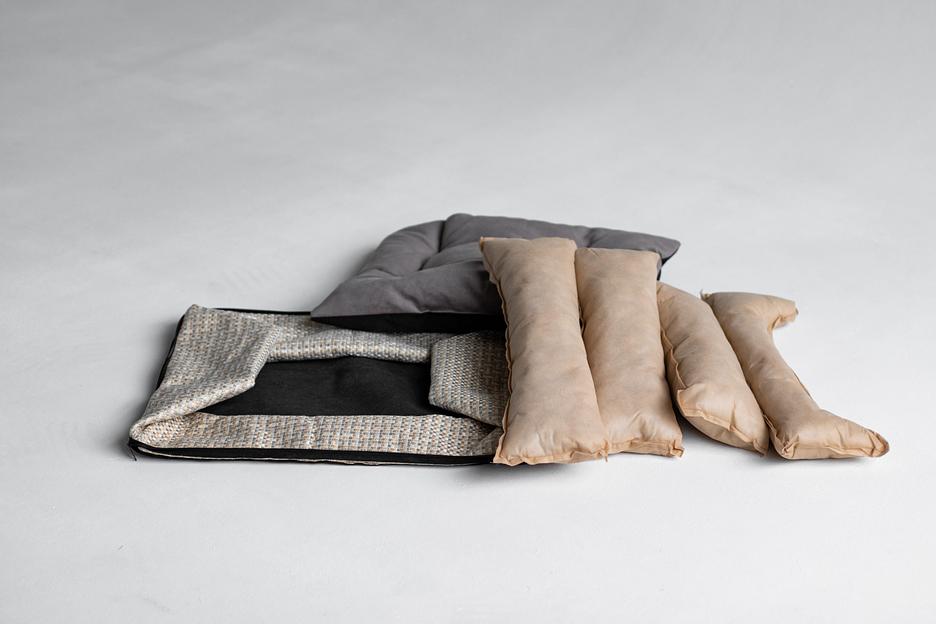 Лежак Маршал (велюр) №1 Camel для домашнего питомца ОПТ фото 8