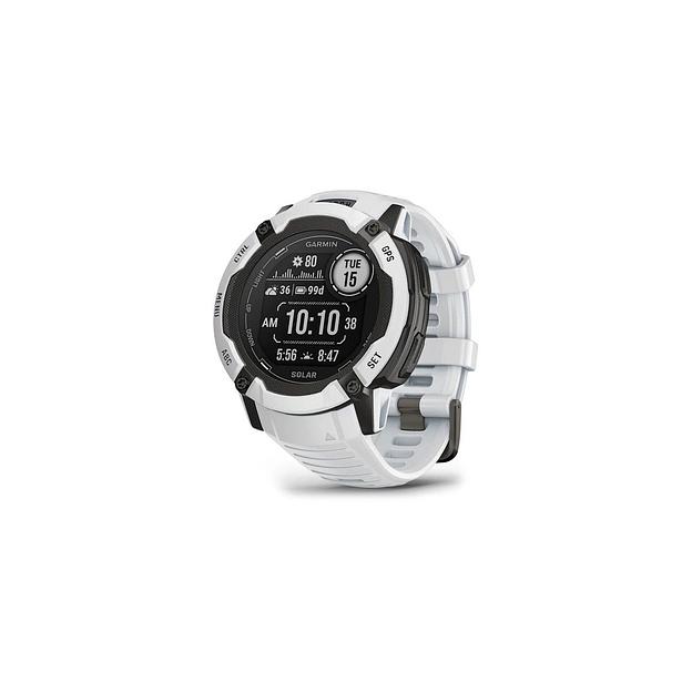 Смарт-часы Garmin Instinct 2X Solar, 50мм, 1", белый/белый/черный [010-02805-04] фото 1