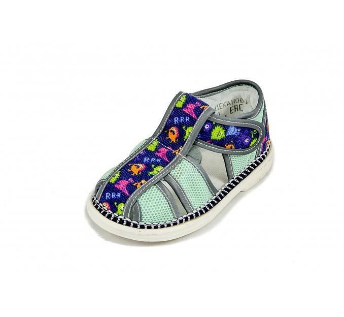 Туфли летние текстильные ясельные Сандра р-р. 120-140 фото 5