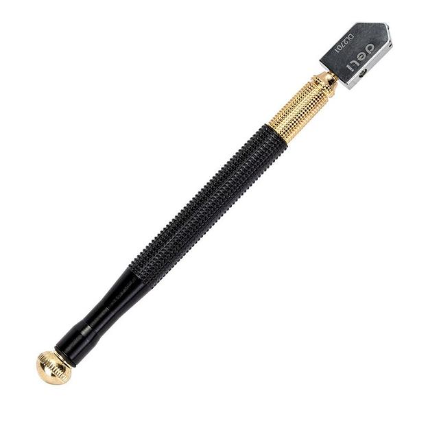 Маслянный стеклорез Deli DL2701 180 мм. Диаметр режущей головки 3мм. Вольфрамовая сталь YG5, хвостовик из углеродистой стали 36# фото 2