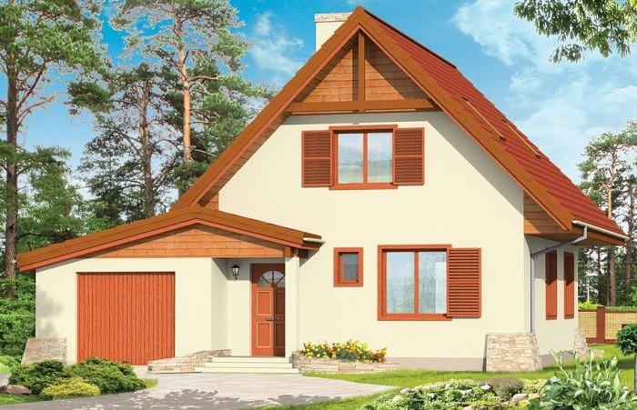 Проект каркасного дома «КД-145-85» под ключ фото 1