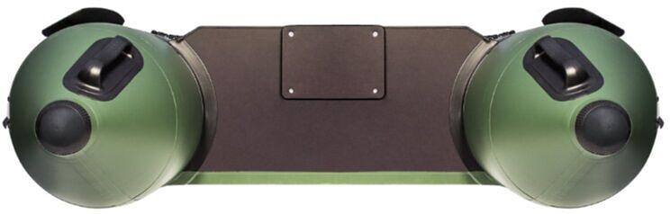 Лодка Аква 3200 слань книжка, 3200*1420*400 мм., цвет: зеленый фото 7