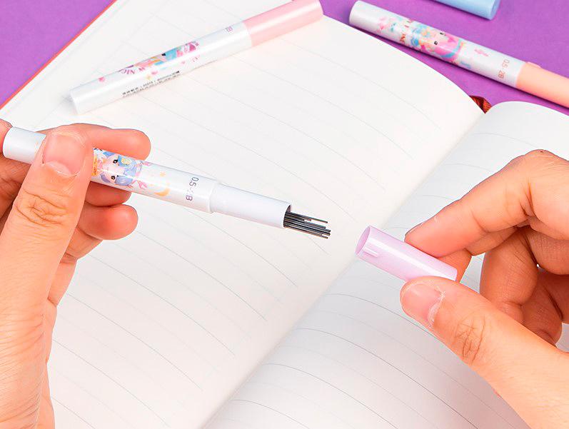 Грифель Deli S1373 0.5мм 2B пластик ассорти фото 5