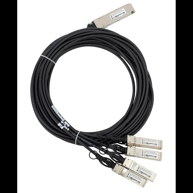 Кабельная сборка SNR Direct Attach Twinax Cable (DAC), 40Gb QSFP-40G->4xSFP+ 10Gb, 3м, SNR-QSFP-40G-4xSFP+DAC-3 фото 1