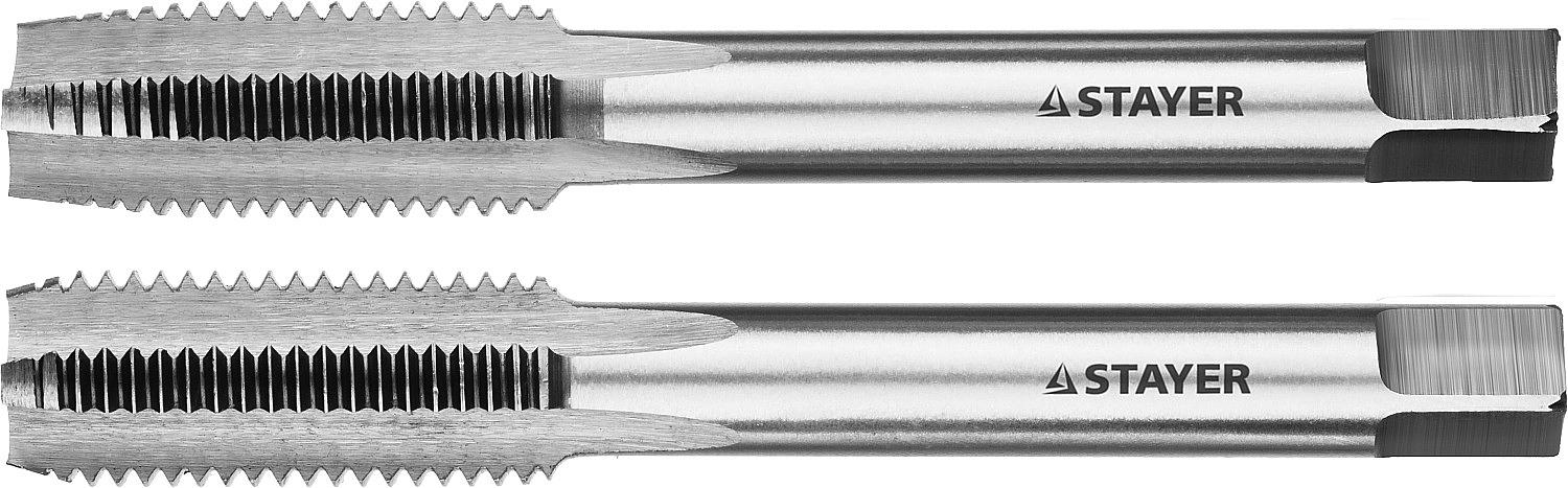 STAYER M12 х 1.75, 2 шт, комплект метчиков (28025-12-1.75-H2) фото 1