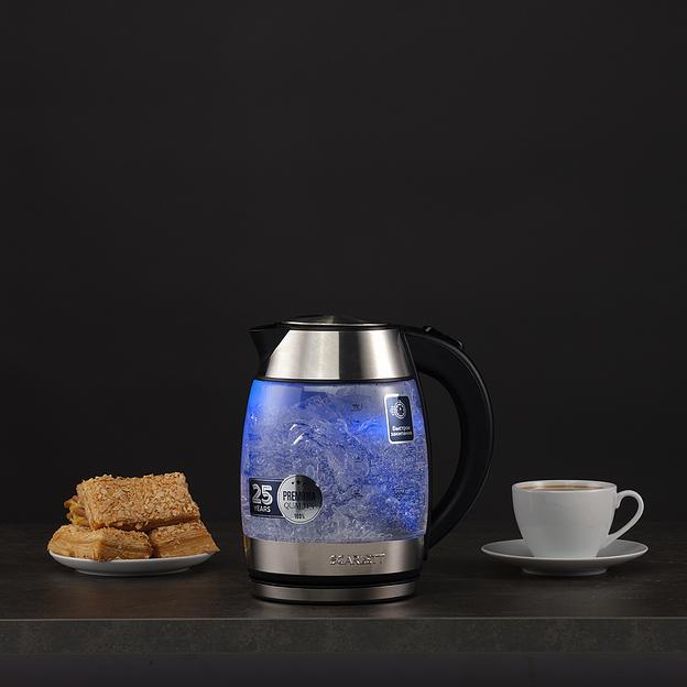 Чайник электрический Scarlett SC-EK27G94 1.7л. 2200Вт нержавеющая сталь (корпус: стекло) фото 10