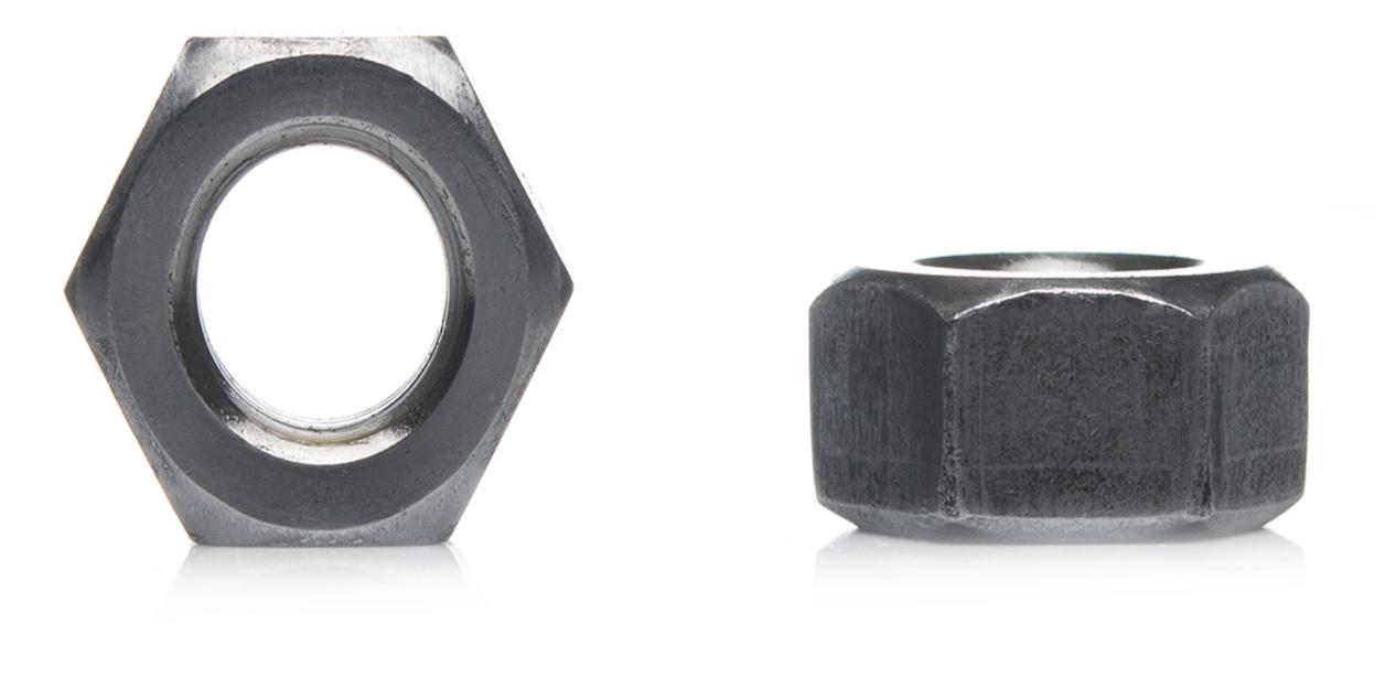 Гайка черная, ГОСТ 5927 М16 класс прочности 10.0 фото 1