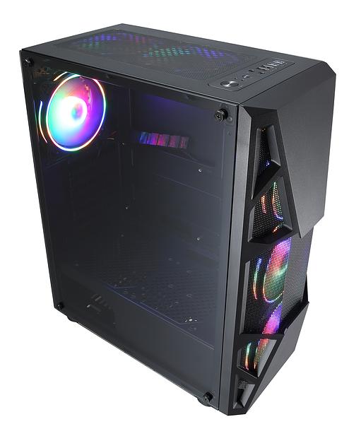 Корпус Formula CL-3303B RGB черный без БП ATX 6x120mm 2xUSB2.0 1xUSB3.0 audio bott PSU фото 3
