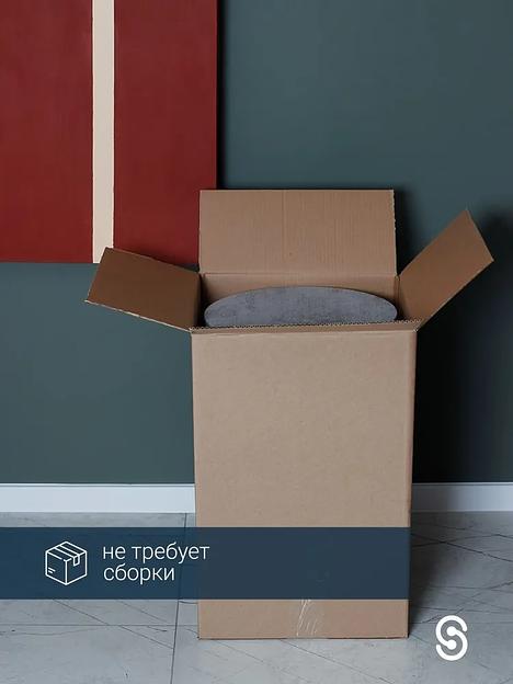 Журнальный круглый столик STIL_MET 37×37×67.5 см серый, чёрный, опт фото 5